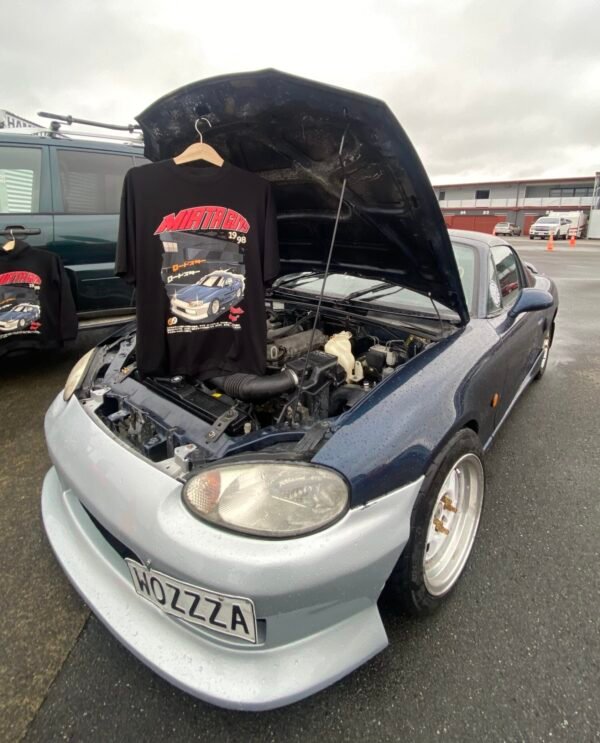 Miata Guys Blue NB T-Shirt - Image 2