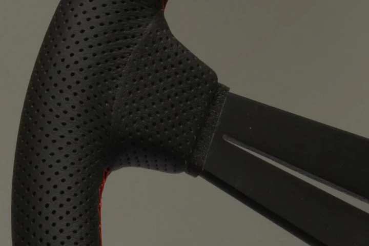 NARDI Deep Corn Perforated Leather 350mm - Image 3