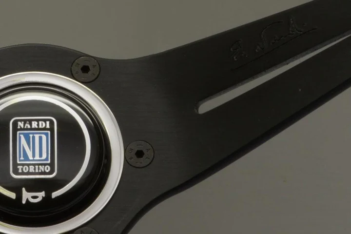 NARDI Deep Corn Perforated Leather 350mm - Image 2